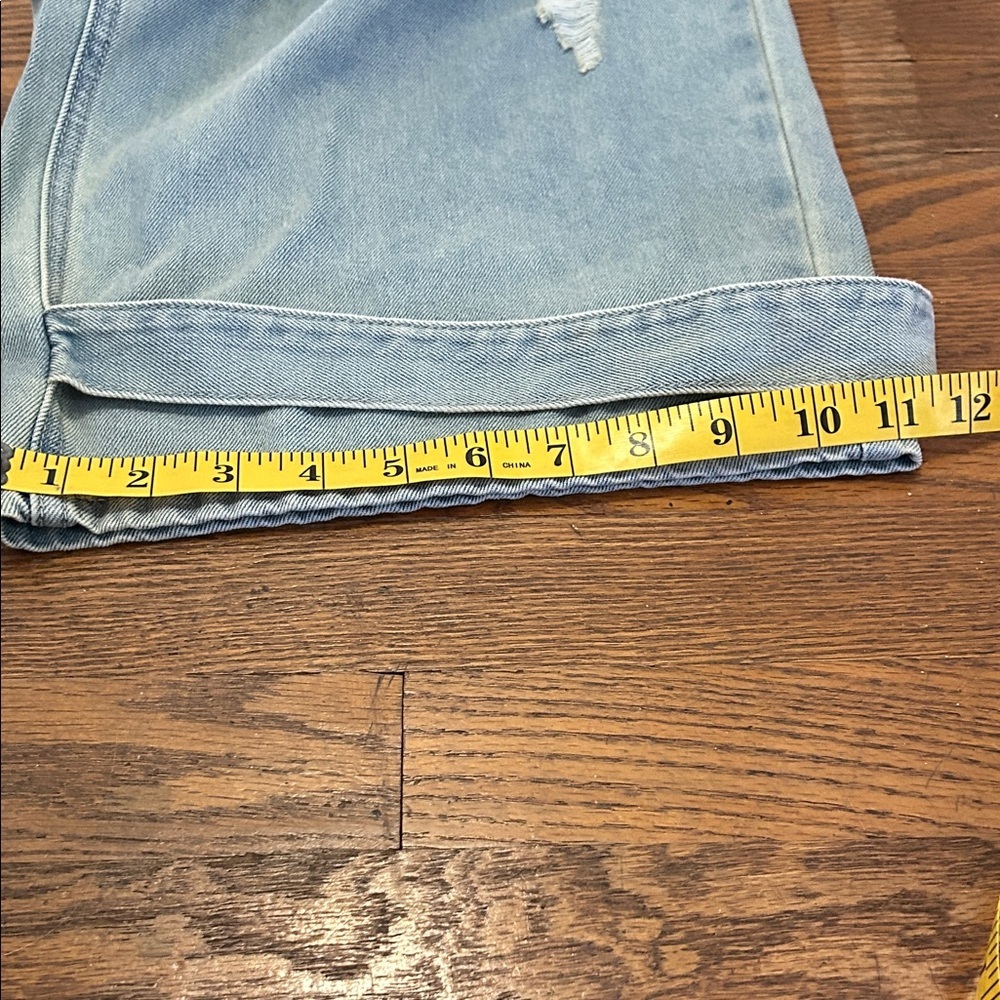 XTonz Jeans Men’s Size L Distressed Barrel Leg Denim Hipster Oversized NWT - Picture 7 of 12